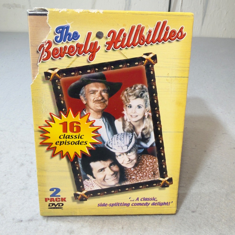 The Beverly Hillbillies 16 Classic Episode 2 Pack DVD Set 2003 B&W Comedy Sitcom